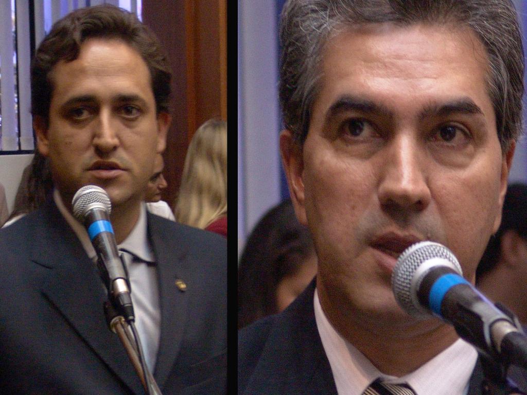 Imagem: Deputados Marcio Fernandes e Reinaldo Azambuja