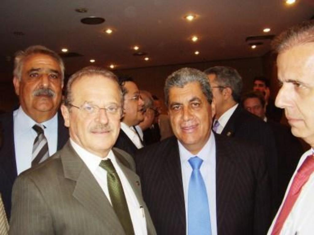 Imagem: Presidente da Assembleia, Jerson Domingos, ministro Tarso Genro, governador André Puccinelli e ministro José Múcio, reunidos em Brasília