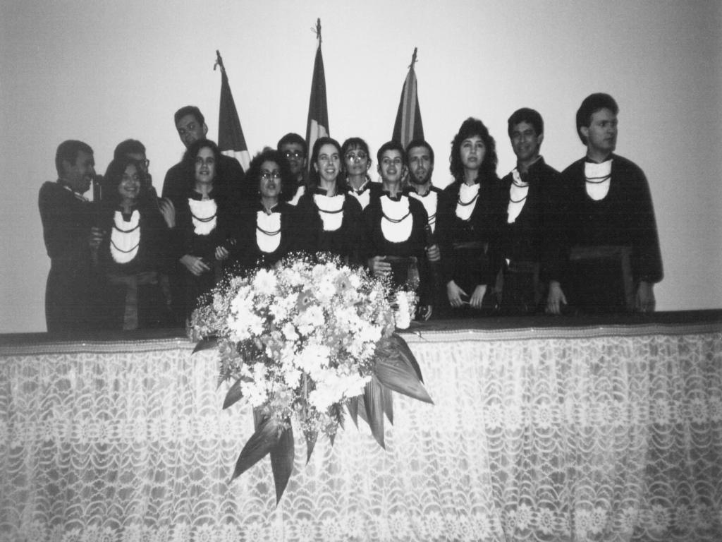 Imagem: Formatura da primeira turma de jornalismo em MS, em 1993