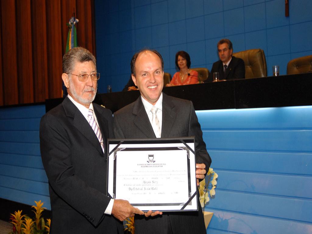 Imagem: Deputado Junior Mochi e ex- prefeito Moysés Nery