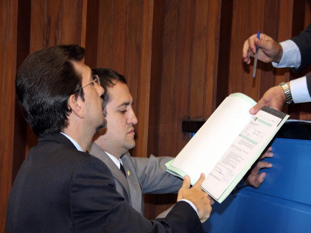 Imagem: Deputado Pedro Kemp e Deputado Márcio Fernandes