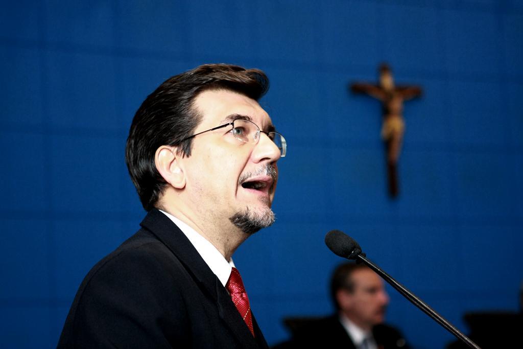 Imagem: Pedro Kemp salientou o papel dos voluntários em defesa da vida