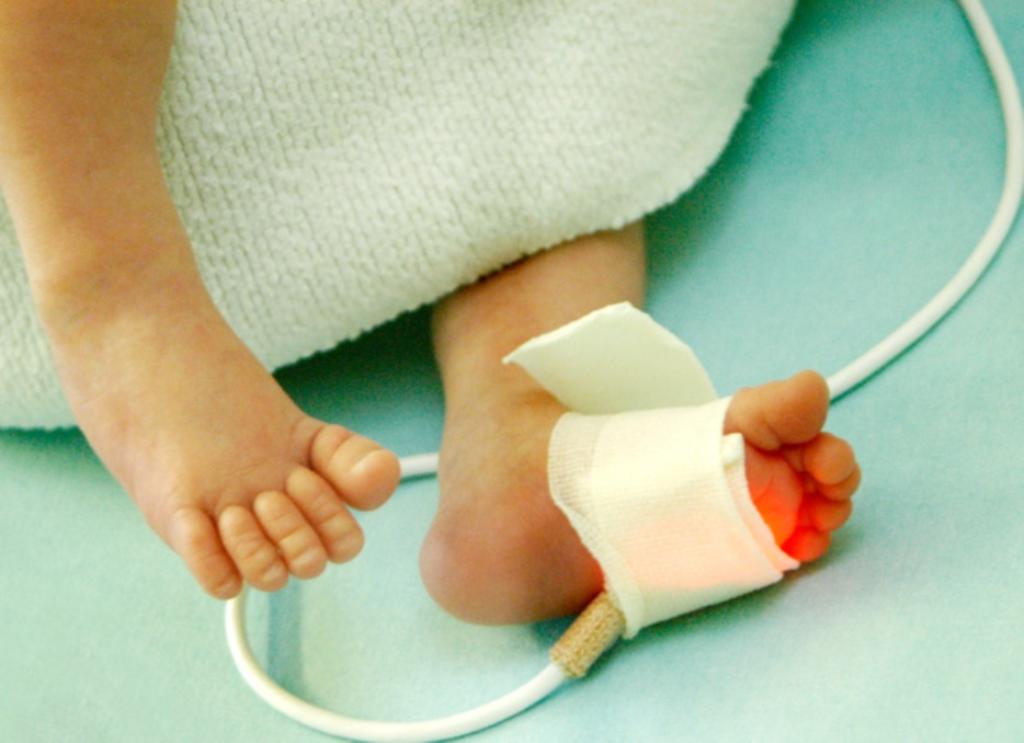 Imagem: Teste identifica problemas cardíacos congênitos em recém-nascidos.