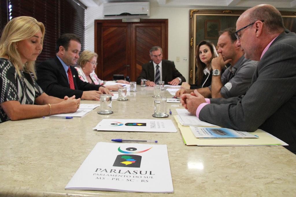 Imagem: Mara Caseiro representa Assembleia Legislativa de MS em reunião do Parlasul