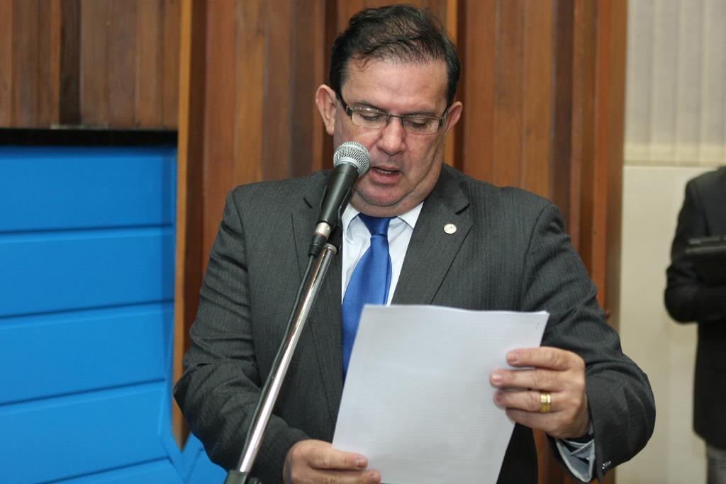 Imagem: Deputado Eduardo Rocha, líder do PMDB, é o autor do projeto.