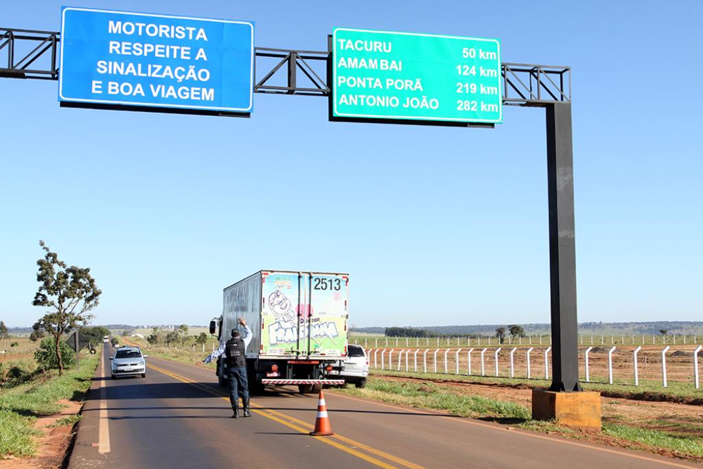 Imagem: MS-295 pavimentada e entregue pelo governo do Estado 