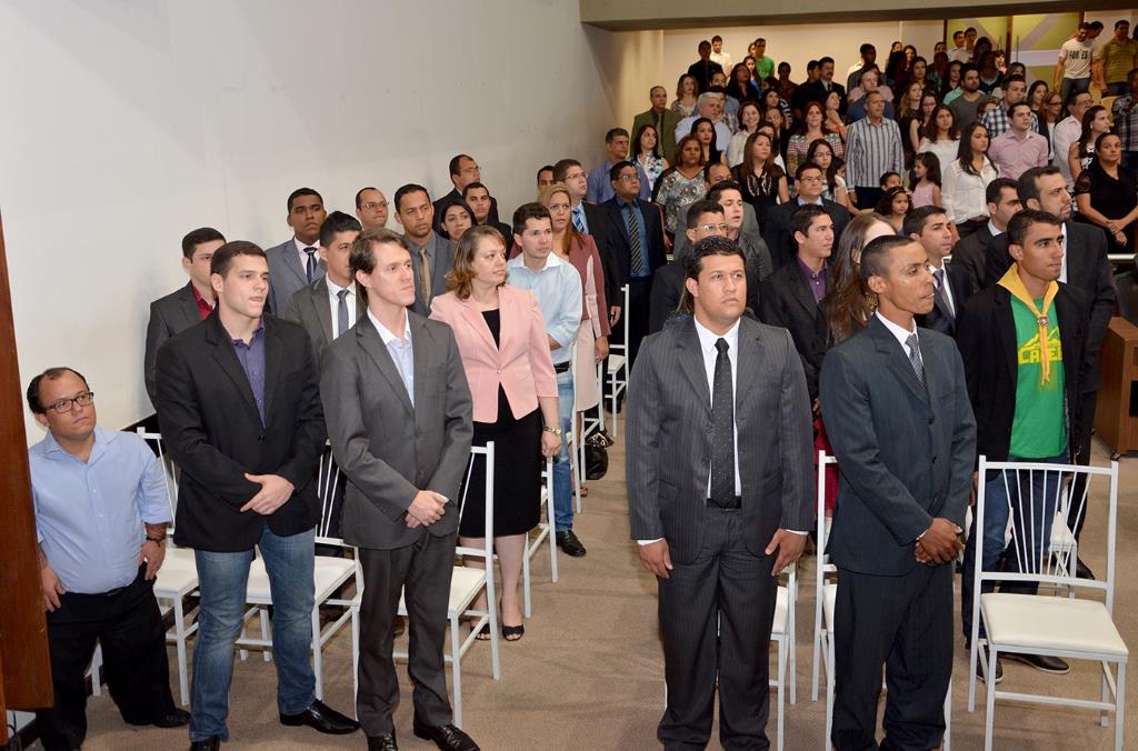Imagem: Eles foram homenageados com a Medalha Jovem Cristão Atuante.