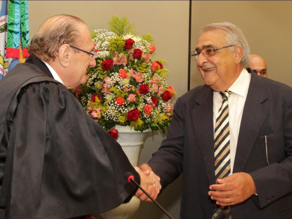 Imagem: Deputado enfatizou ao novo presidente do TJMS que seguirá a boa relação entre os poderes.