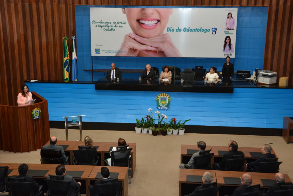 Imagem: A sessão foi proposta pelas deputadas Dione e Mara, que também são dentistas
