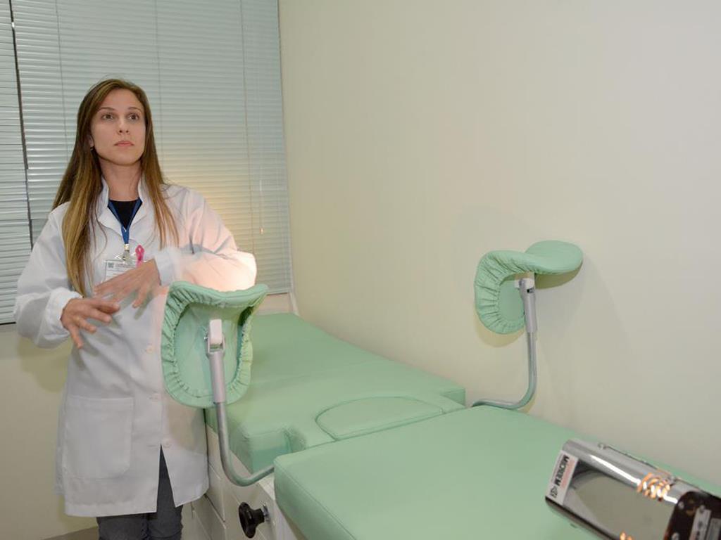 Imagem: Centro de Saúde oferece exames gratuitos de prevenção do câncer de mama.