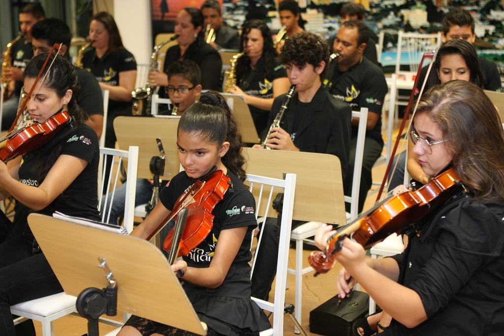 Imagem: No ano passado, integrantes da Orquestra Nova Aliança foram alguns dos homenageados.