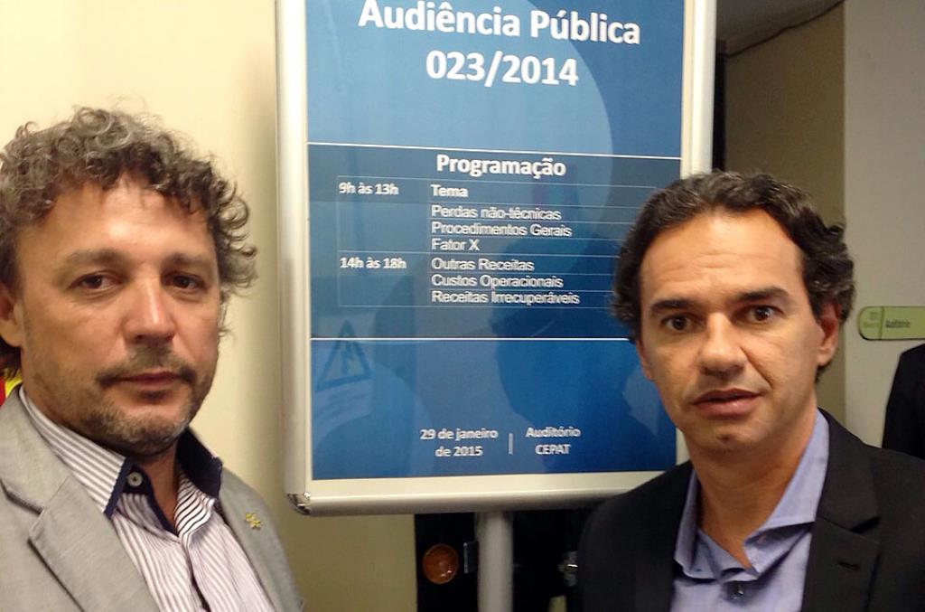 Imagem: Presidente do Sinergia/MS e Marquinhos foram a Brasília acompanhar de perto discussão sobre reajuste da luz