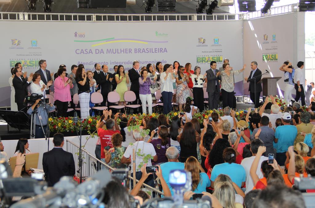 Imagem: Junior Mochi participou hoje da inauguração da Casa da Mulher Brasileira