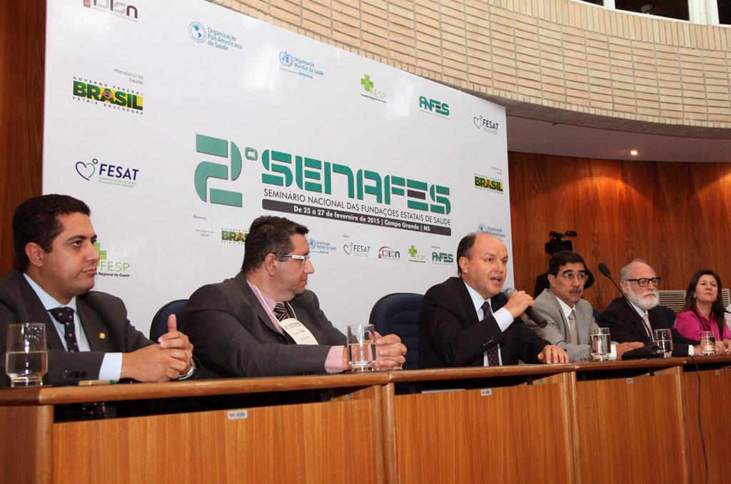 Imagem: Presidente da AL participou da abertura do II Seminário Nacional das Fundações Estatais de Saúde