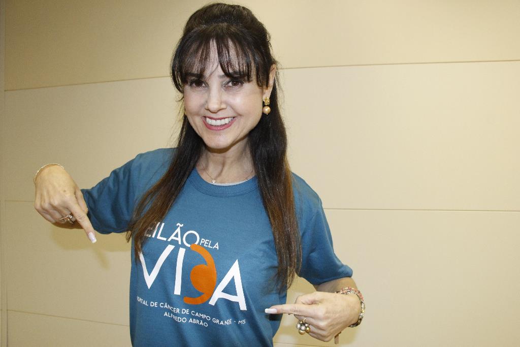 Imagem: Mara Caseiro convoca sociedade para o Leilão pela Vida