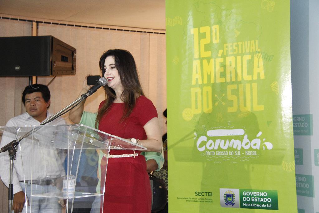 Imagem: Mara Caseiro representa a Casa no evento