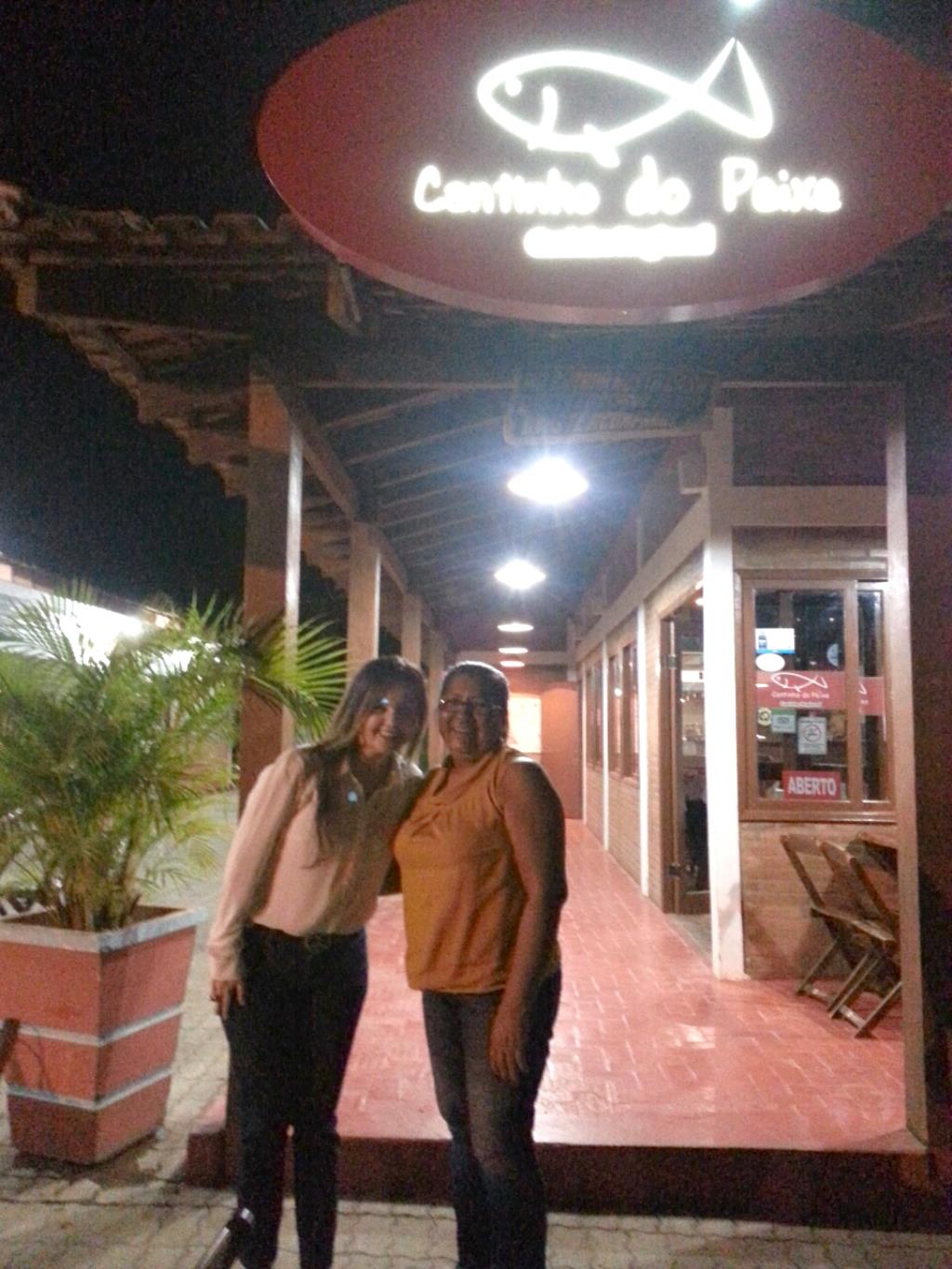 Imagem: Mara Caseiro ao lado da empresária Sara, brutalmente assassinada em Bonito