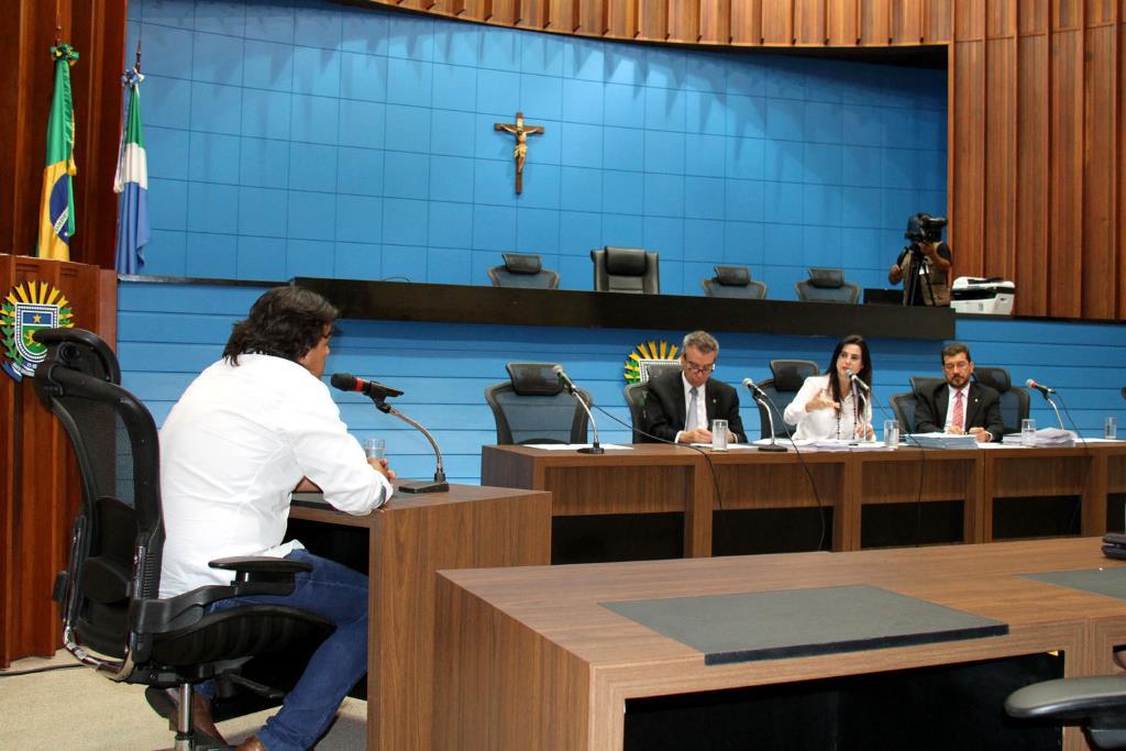 Imagem: Cotócio durante oitiva da CPI nesta tarde