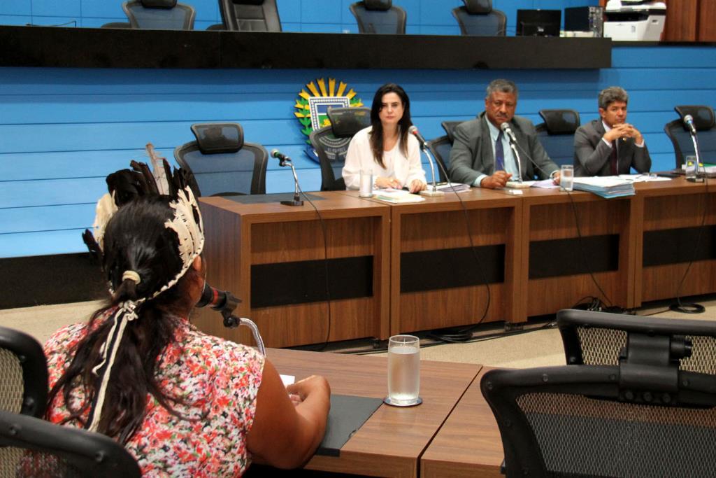 Imagem: Indígena de Miranda também foi ouvida pela CPI