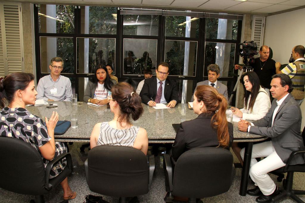 Imagem: Mara Caseiro comanda reunião da Comissão de Saúde com Hospital de Câncer de Barretos