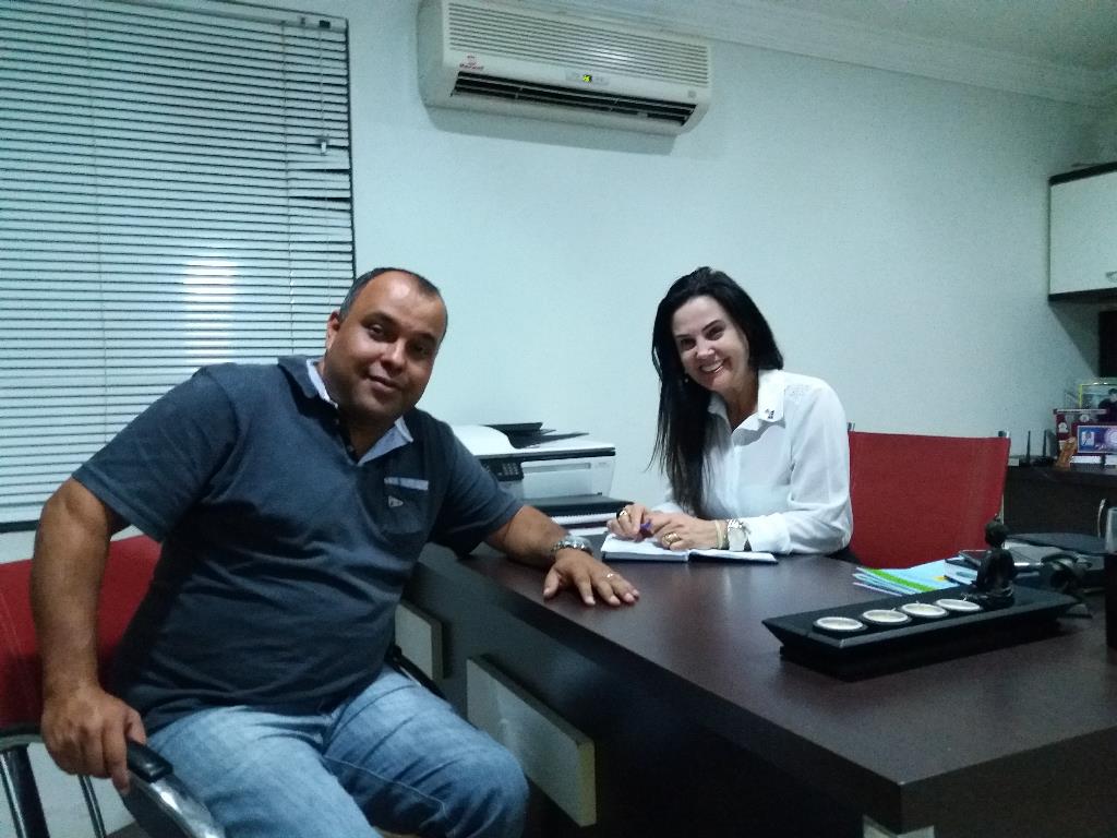 Imagem: Mara Caseiro e o ex-vereador Guto