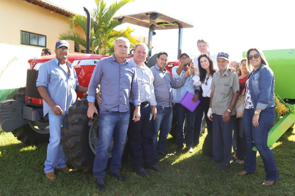 Imagem: Mara Caseiro durante a entrega da patrulha mecanizada